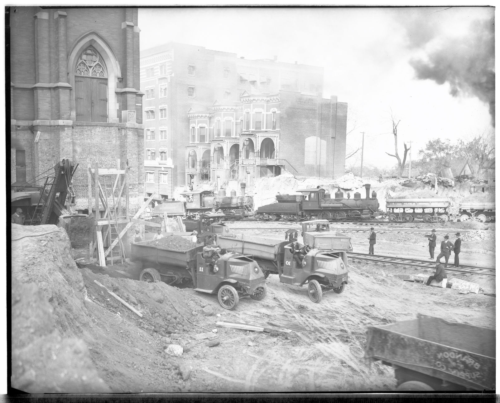 St. Mary Magdalene Church during street work